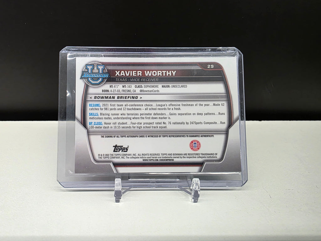 Xavier Worthy Auto