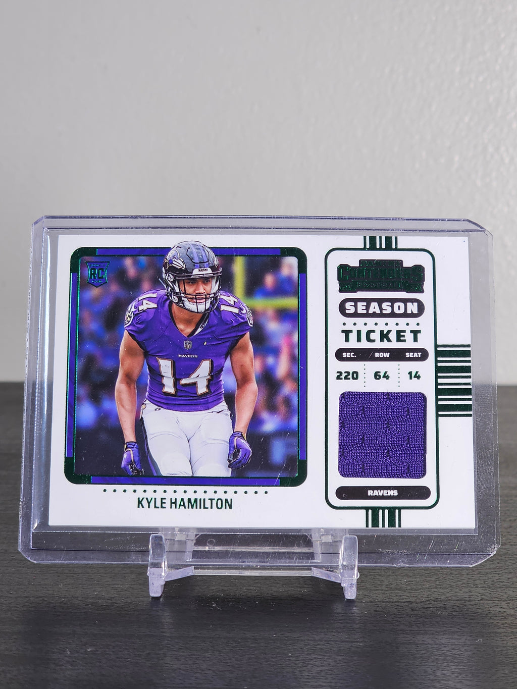 Kyle Hamilton Patch Card