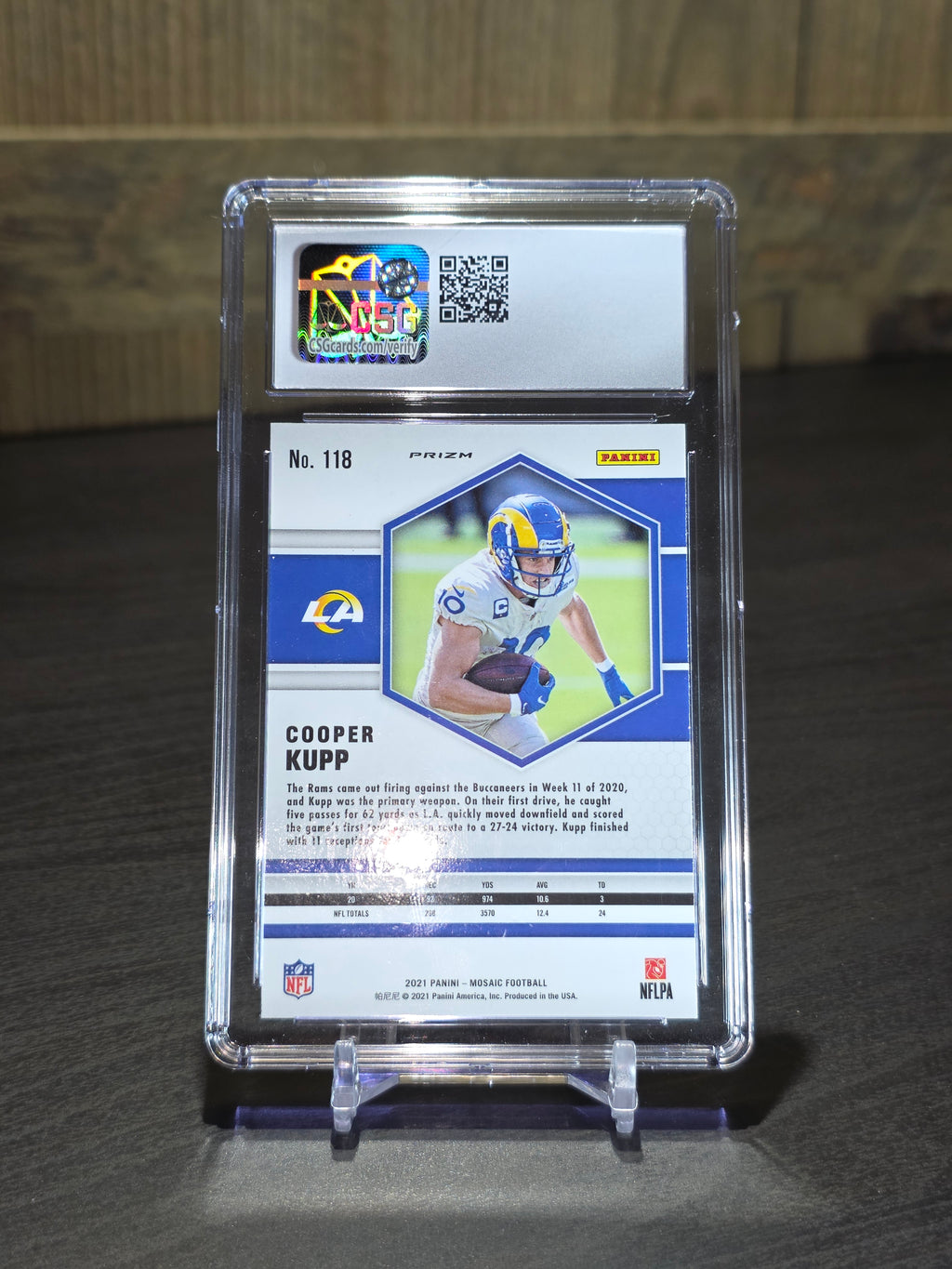 Cooper Cupp Graded Card