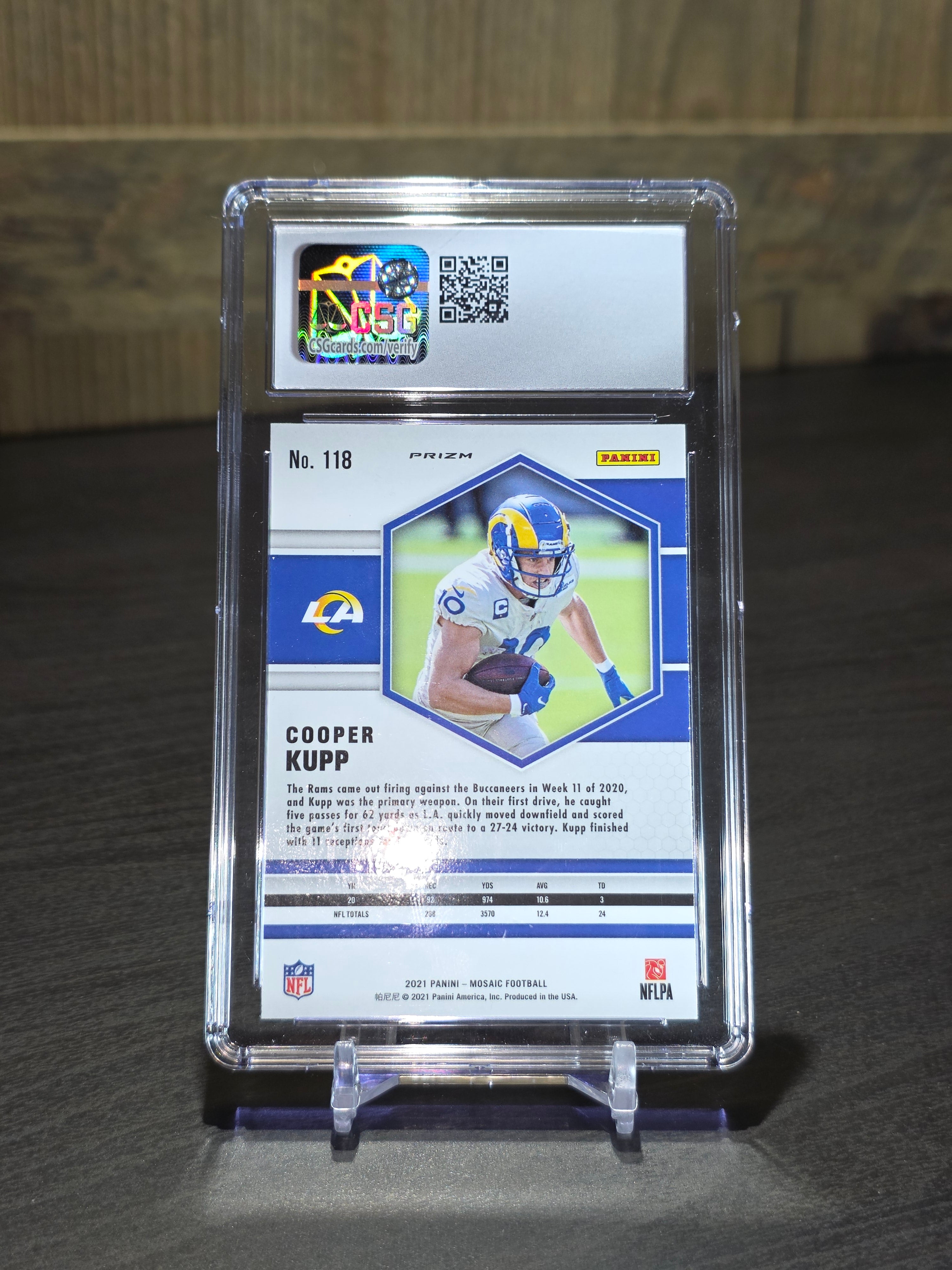 Cooper Cupp Graded Card