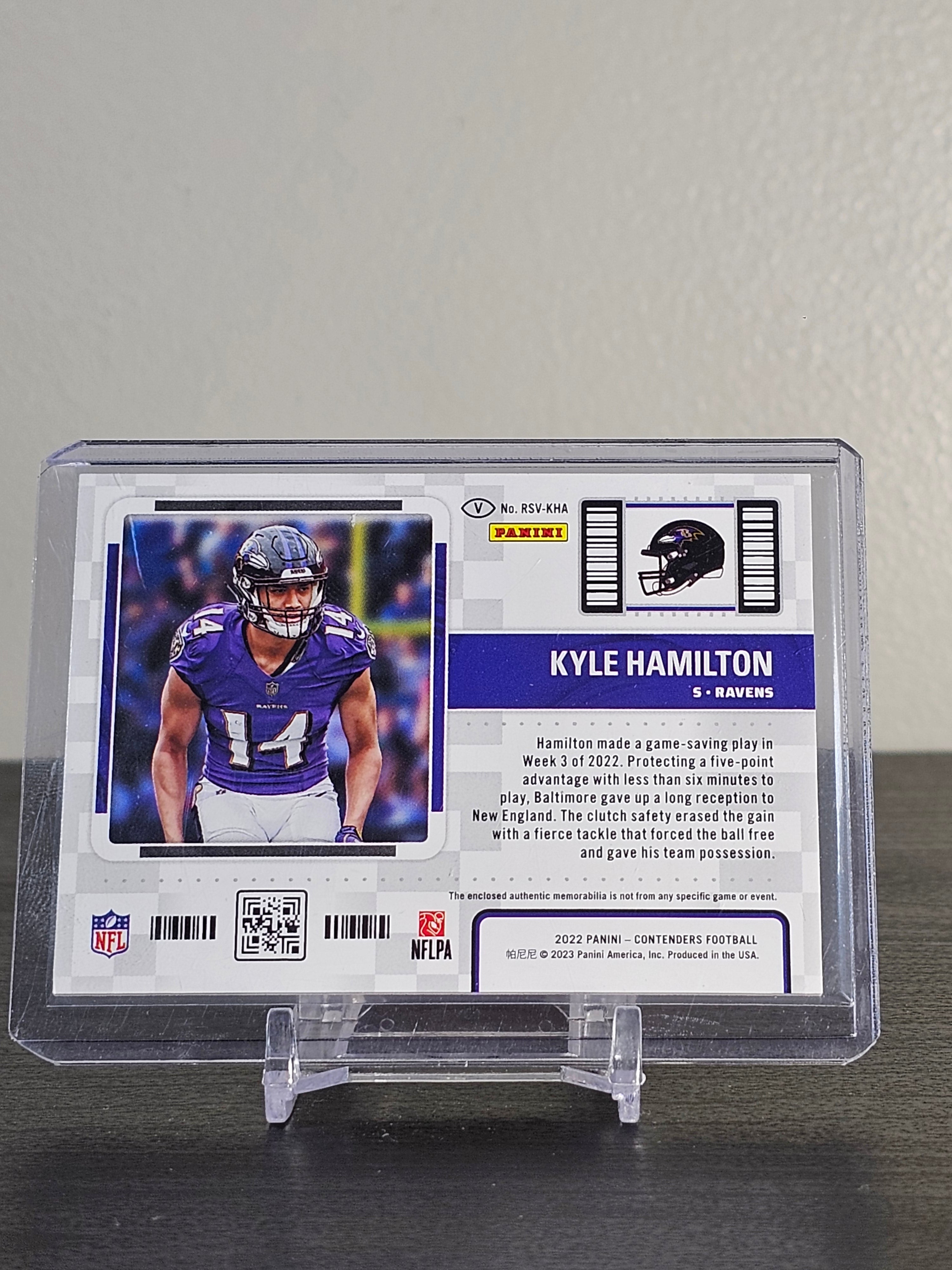Kyle Hamilton Patch Card