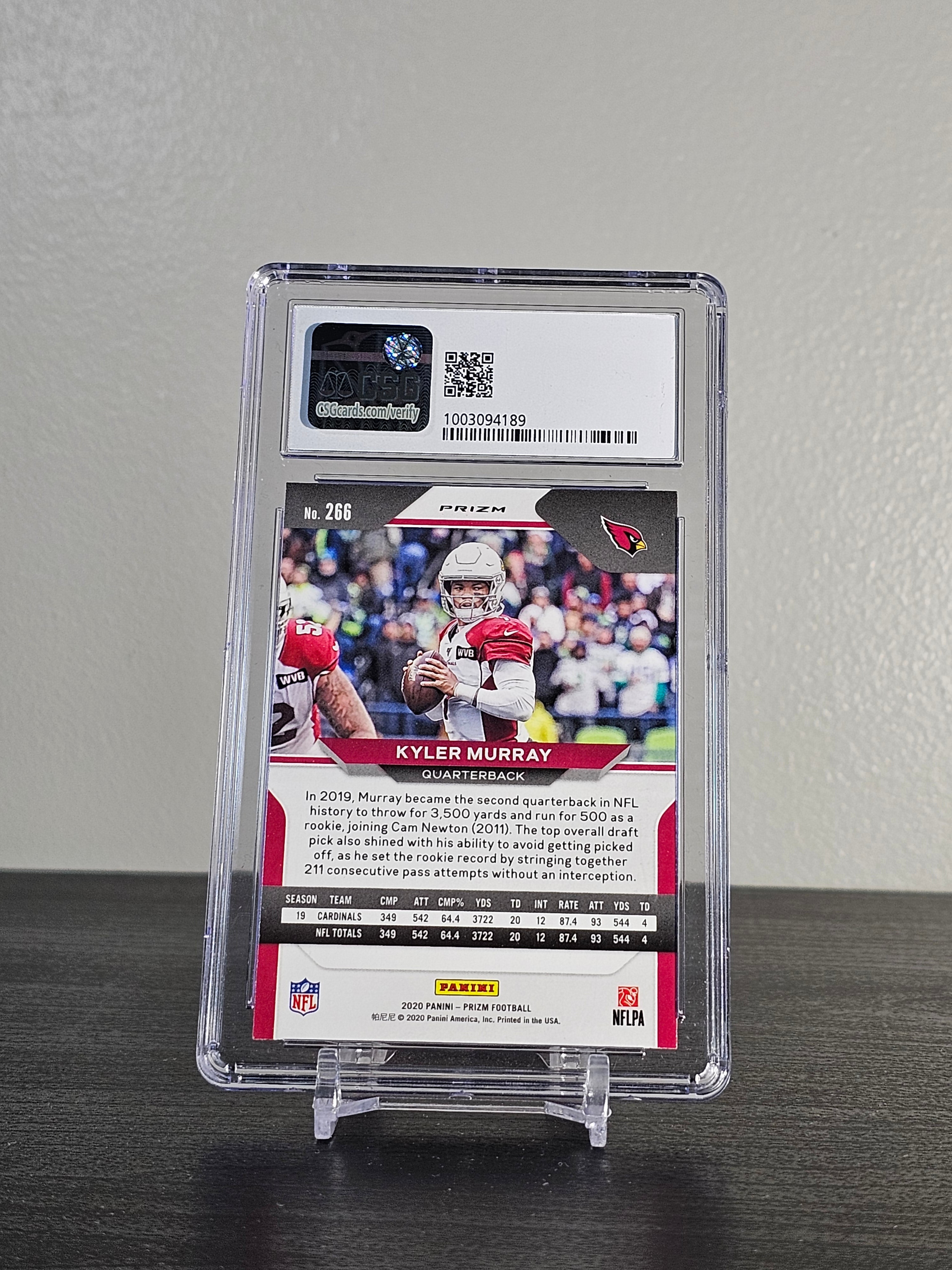 Kyler Murray Graded Card